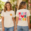 Smiley Face Pocket Tee — Retro Rainbow Happy Emoji T-Shirt