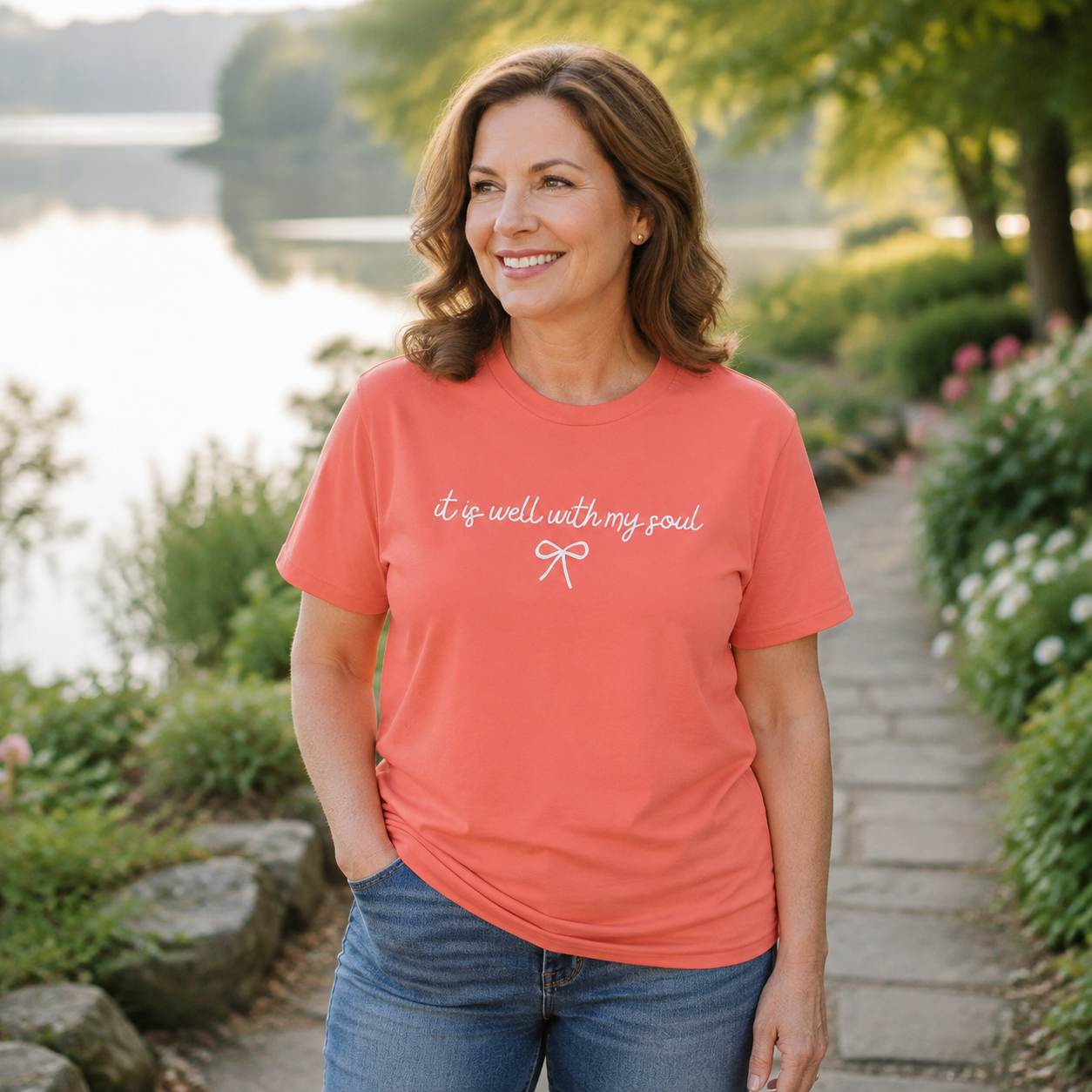 It Is Well With My Soul T-Shirt — Inspirational Faith Graphic Tee