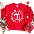 Gangsta Wrapper Christmas Red Sweatshirt